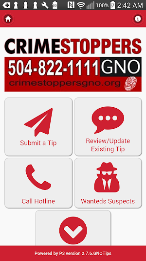 Crimestoppers GNO Tips Screenshot 0