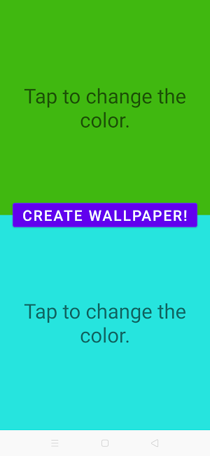 Bicolor Wallpaper Creation Screenshot 1