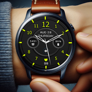 Key WF91 Classic Watch Face Screenshot 3