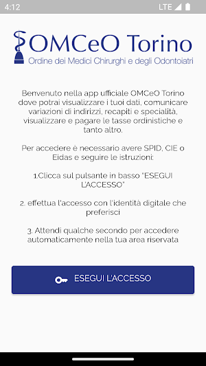 OMCeO Torino Screenshot 0