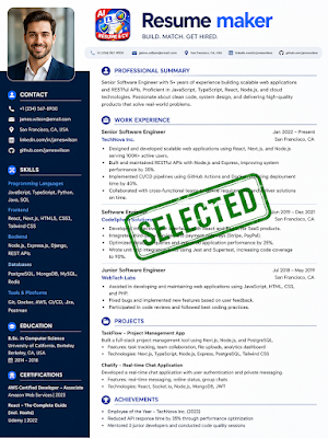 Resume Builder: ATS & Cover Screenshot 1