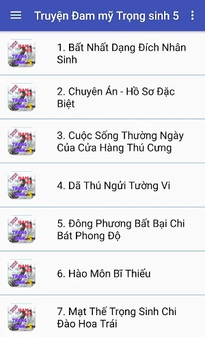 Truyện Đam mỹ Trọng sinh 5 Screenshot 2