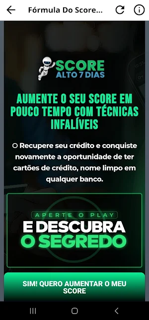 Fórmula Do Score Alto Screenshot 1