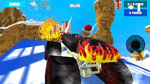 Cat Race Car Snow Drift Stunts Screenshot 1