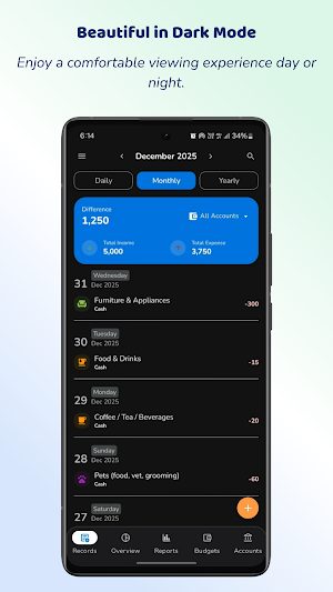 Expense Tracker and Budget Screenshot 1