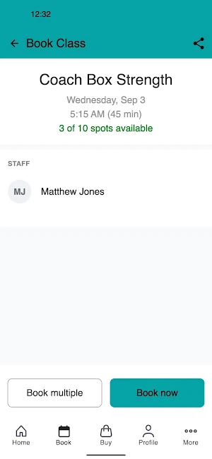 Coach Health and Fitness Screenshot 2
