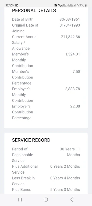 MEPF Portal Screenshot 3