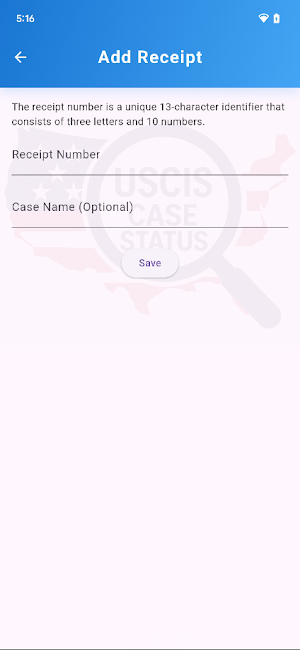 U.S. Immigration Case Tracker Screenshot 2