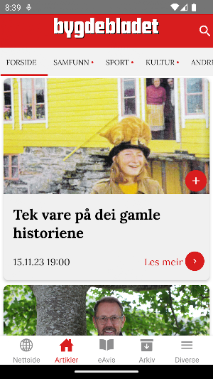 Bygdebladet.com Screenshot 0