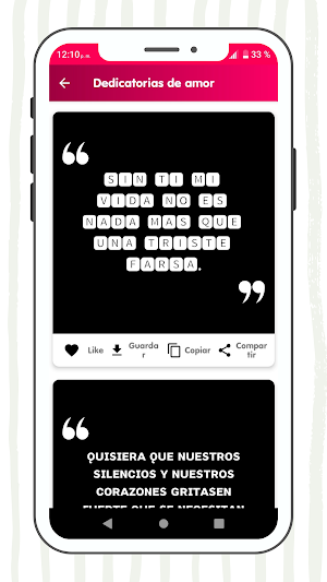 Words of love for a woman. Screenshot 3