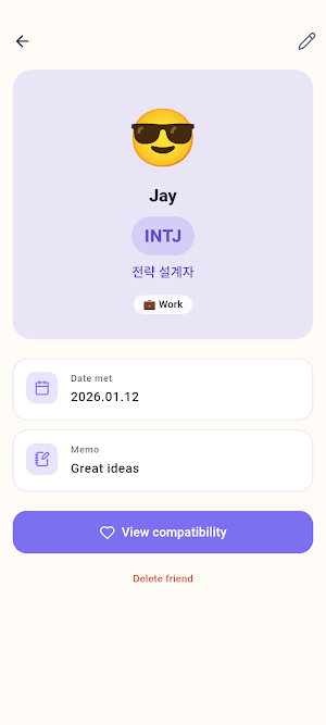 TypeDex: Personality Type Dex Screenshot 2