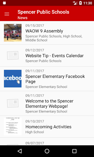 Spencer Public Schools Screenshot 1