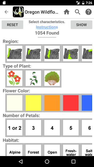 Oregon Wildflowers Screenshot 1