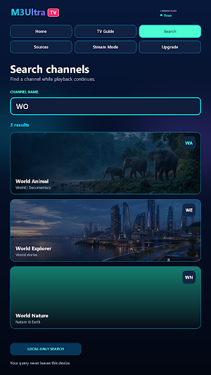 M3Ultra TV: IPTV Player Screenshot 1