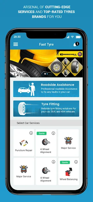 Fast Tyre Screenshot 0