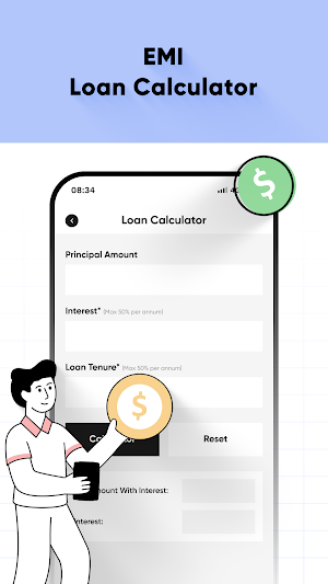 LoanPal - EMI Loan Calculator Screenshot 3