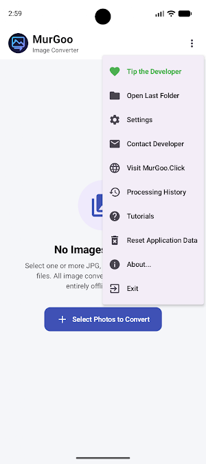 MurGoo Image Converter Screenshot 1