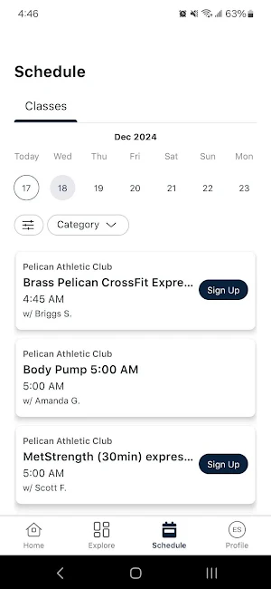 Pelican Athletic Club Screenshot 3