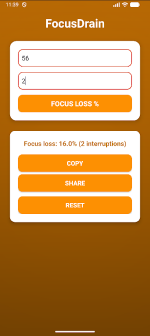 FocusDrain Screenshot 2