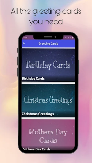 Greeting cards Screenshot 0