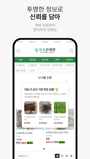 Ulleung Mountain Vegetable Gar Screenshot 2