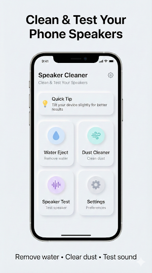 Speaker Cleaner Water Remover Screenshot 0