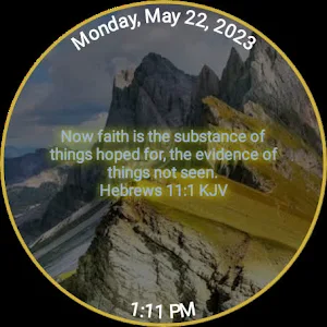 By Faith Watch Face Screenshot 0