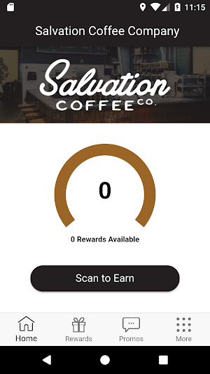 Salvation Coffee Rewards Screenshot 0