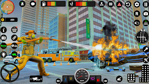 FireFighter Fire Truck Fireman Screenshot 3