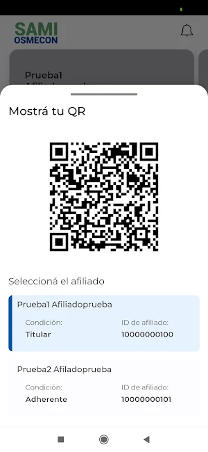Credencial SAMI OSMECON Screenshot 3