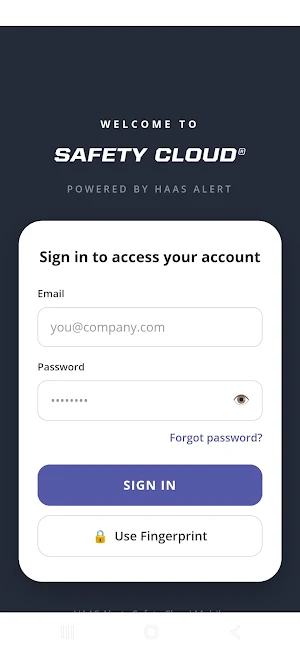 Safety Cloud® by HAAS Alert Screenshot 0