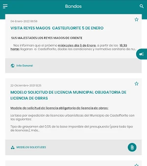 Castelflorite Informa Screenshot 2