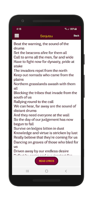 Iron Maiden Lyrics & Wallpaper Screenshot 3