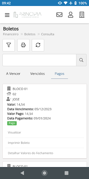 Principia Administradora Screenshot 3