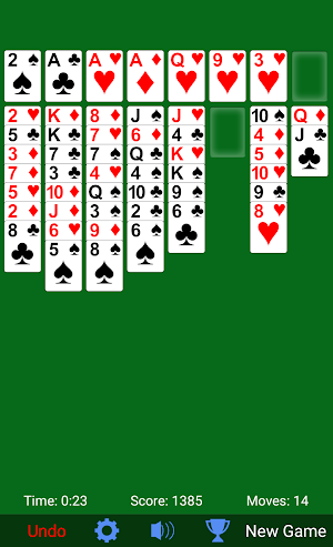 FreeCell Solitaire Screenshot 1
