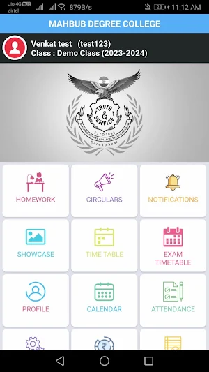Mahbub degree college Screenshot 1