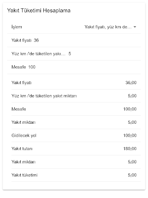 Yakıt Tüketimi Hesaplama Screenshot 2