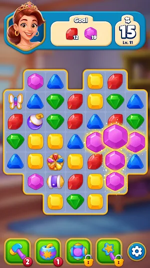 Royal Jewel - Match 3 Decor Screenshot 0