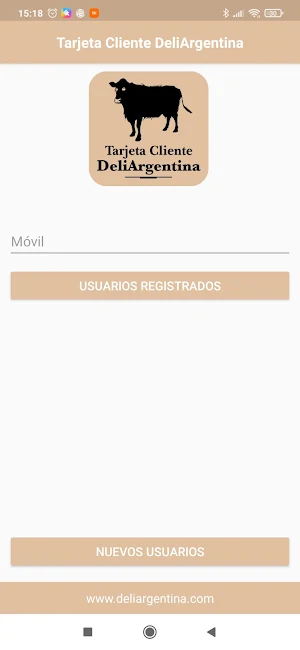 Tarjeta Cliente DeliArgentina Screenshot 1