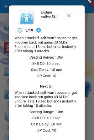 RO Mobile: Skill Calculator Screenshot 1