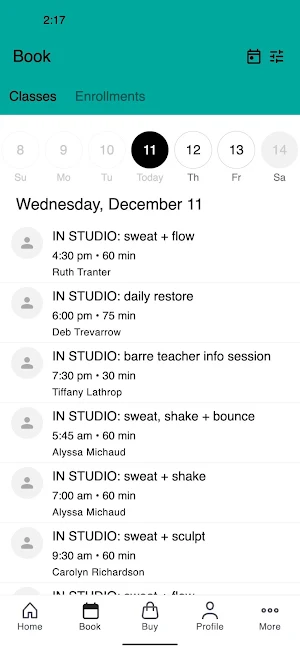 The Daily Sweat Screenshot 1
