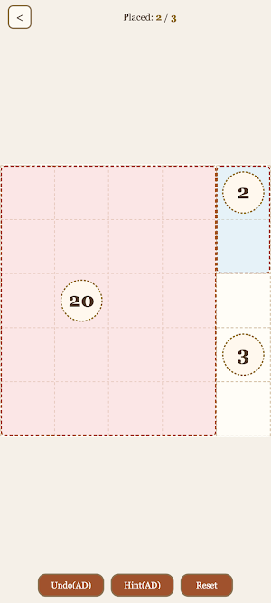 QuiltPatch: Rectangle Division Screenshot 2
