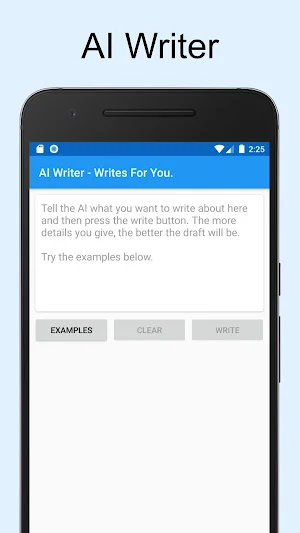 AI Writer - Writes For You Screenshot 0