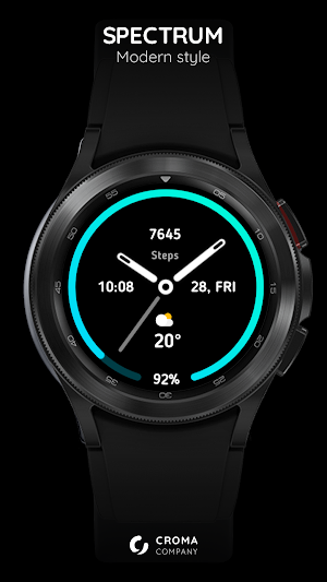Spectrum Watch Face Wear OS Screenshot 0