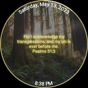 Restore Bible Watch Face Screenshot 3