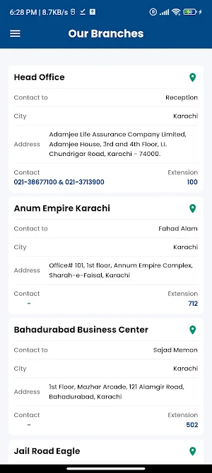AdamjeeLife Customer Care Screenshot 2