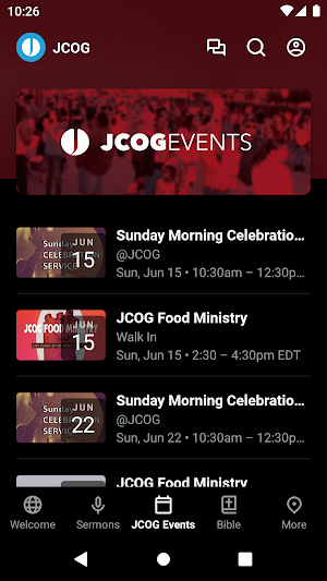 Jesup Church of God Screenshot 2