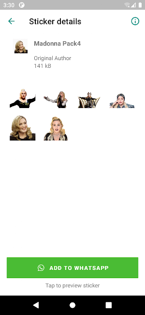 Madonna Stickers Screenshot 3