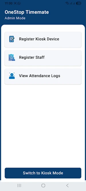 OneStop Timemate Screenshot 1