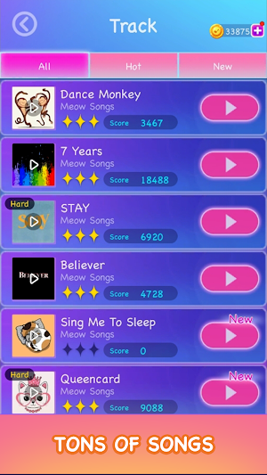 Flappy Cats -Dancing Tiles Screenshot 3